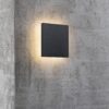 Nordlux Artego Square (černá, opálové sklo) Venkovní nástěnná svítidla kov, plast IP54 46951003