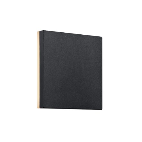 Nordlux Artego Square (černá, opálové sklo) Venkovní nástěnná svítidla kov, plast IP54 46951003