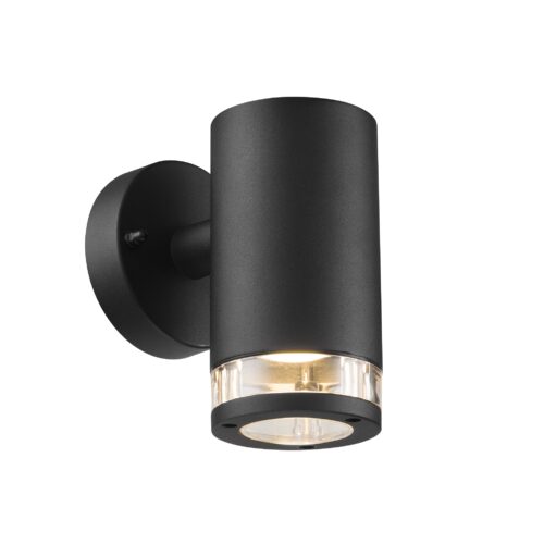 Nordlux Birk single (černá) Venkovní nástěnná svítidla hliník, plast IP44 45521003