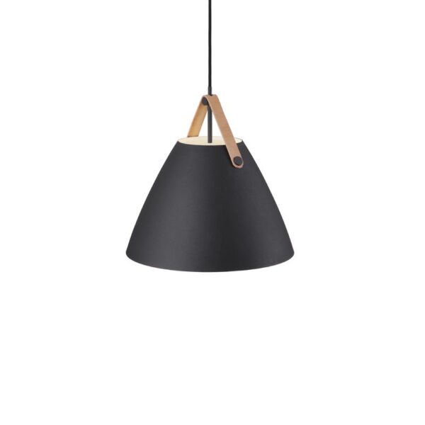 Nordlux Strap 36 (černá) kov, kůže IP20 84343003