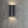 Nordlux Rold (černá) Venkovní nástěnná svítidla kov, sklo IP44 84141003