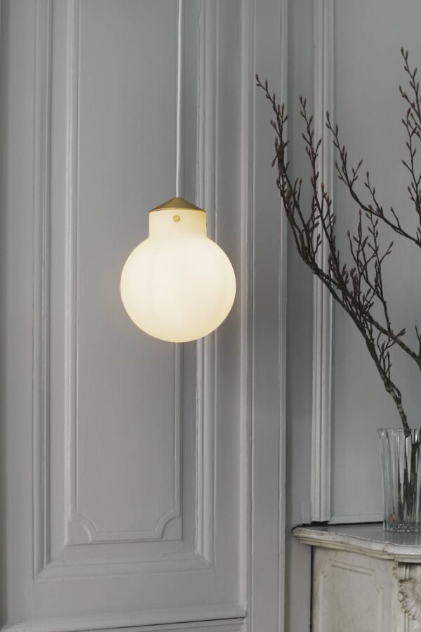 Nordlux Raito round (Ø22cm) opálové sklo, mosaz sklo, kov IP20 48013001