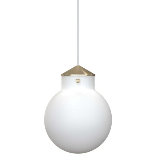 Nordlux Raito round (Ø22cm) opálové sklo, mosaz sklo, kov IP20 48013001