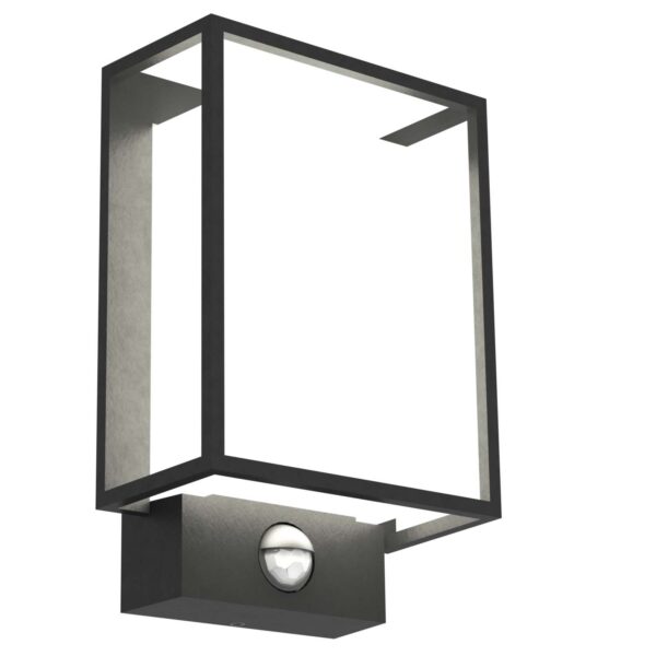 Nordlux Nestor sensor (černá) Venkovní nástěnná světla s čidlem hliník, plast IP44 49051503