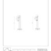 Lucide L275030230 LED venkovní stolní svítidlo ANTRIM  | 2,2W integrovaný LED zdroj | 140lm | 2700K
