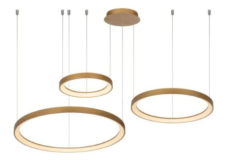 Lucide L464039902 LED závěsné stropní svítidlo VIDAL  | 92W integrovaný LED zdroj | 5080lm | 2700K