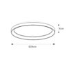 Lucide L461032002 LED přisazené stropní svítidlo VIDAL  | 20W integrovaný LED zdroj | 1700lm | 2700K