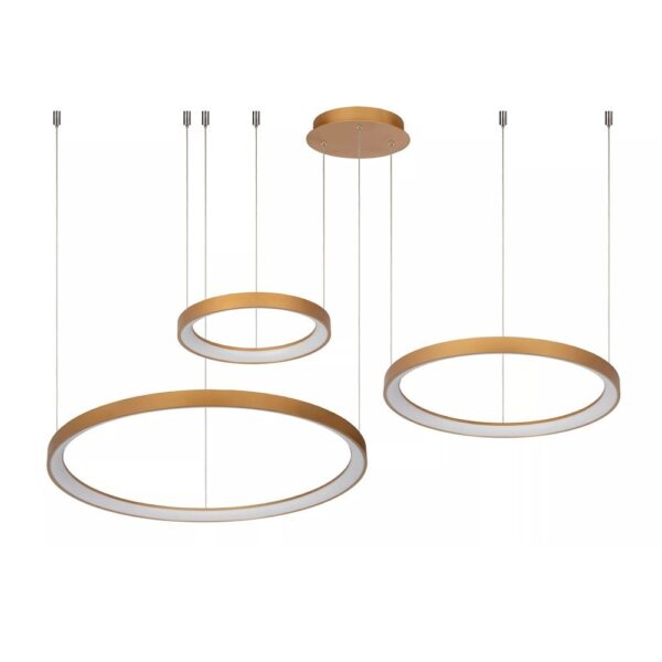Lucide L464039902 LED závěsné stropní svítidlo VIDAL  | 92W integrovaný LED zdroj | 5080lm | 2700K