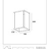 Lucide L278830131 venkovní nástěnné svítidlo CLAIRE  E27