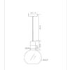 Lucide L344384061 závěsné stropní svítidlo JULIUS  E27
