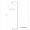 Lucide L347380161 stojací lampa JULIUS  E27