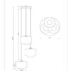 Lucide L464131361 závěsné stropní svítidlo MEDINE  E27