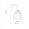 Lucide L742170166 nástěnné svítidlo MACARONS  E27