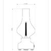 Lucide L745160230 LED stolní lampička JASON  | 2W integrovaný LED zdroj | 122lm | 3000K