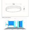 Lucide L791114031 LED přisazené stropní svítidlo BISKIT  | 36W integrovaný LED zdroj | 2050lm | 2700K