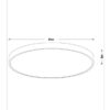 Lucide L791856002 LED přisazené stropní svítidlo UNAR  | 60W integrovaný LED zdroj | 3700lm | 2700K