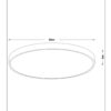 Lucide L791856031 LED přisazené stropní svítidlo UNAR  | 60W integrovaný LED zdroj | 3700lm | 2700K