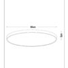 Lucide L791858031 LED přisazené stropní svítidlo UNAR  | 80W integrovaný LED zdroj | 5000lm | 2700K