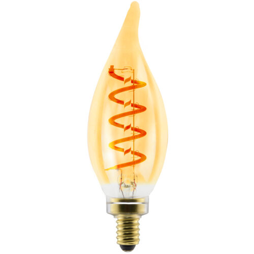 Nordlux LED žárovka Spiral Candle Bent Tip E14 3W 2200K (zlatá) Dekorativní žárovky sklo 2080121458