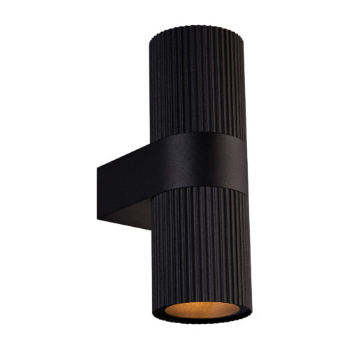 Nordlux Kyklop Ripple (černá) Venkovní nástěnná svítidla hliník, sklo IP54 2318051003
