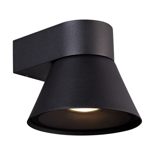 Nordlux Kyklop Cone (černá) Venkovní nástěnná svítidla hliník, sklo IP54 2318071003