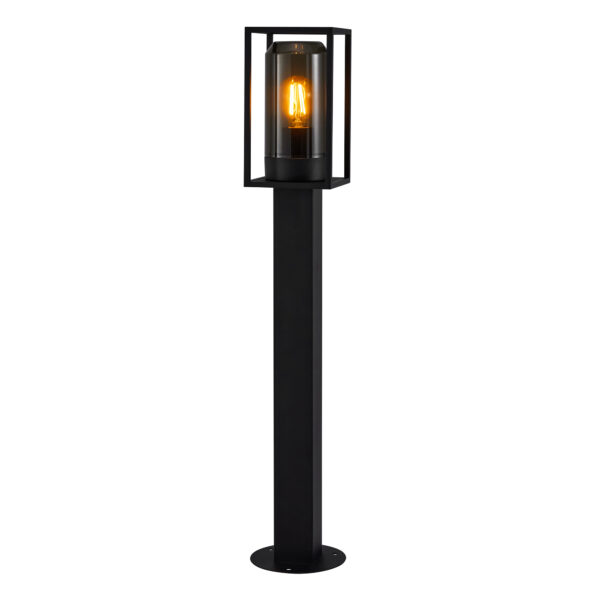 Nordlux Griffin (černá, kouřové sklo) Venkovní zahradní sloupky kov, plast IP44 2218158047