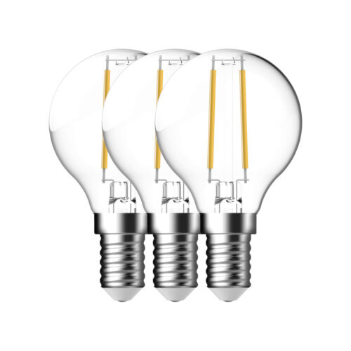 Nordlux LED žárovka E14 4W 2700K 3ks (čirá) LED žárovky sklo 5182000123