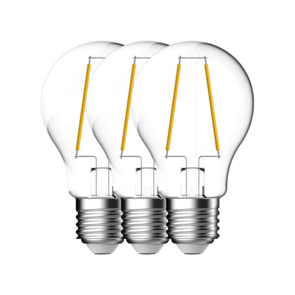 Nordlux LED žárovka E27 4W 2700K 3ks (čirá) LED žárovky sklo 5181000923