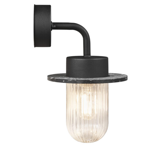 Nordlux Januka (černá) Venkovní nástěnná svítidla plast, sklo IP54 2115011003