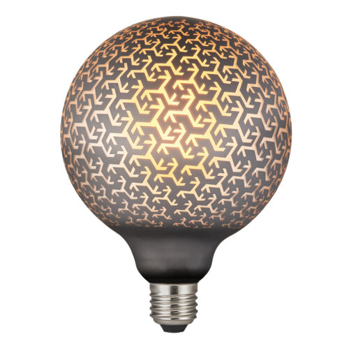 Nordlux LED žárovka Pattern 6W E27 1800K (černá) Dekorativní žárovky sklo 2290012703