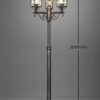 Trio T405960328 zahradní sloupek VOLTURNO E27