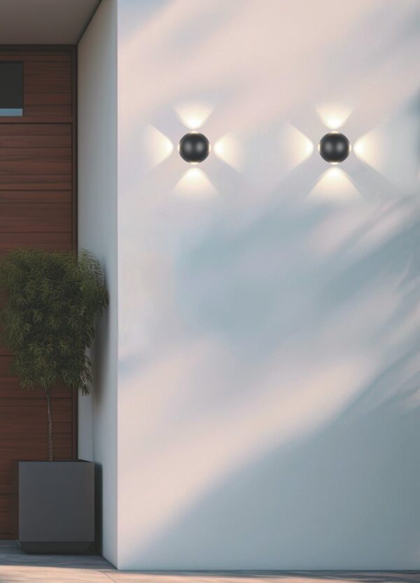Trio T246760432 LED venkovní nástěnné svítidlo AVISIO | 4x2W integrovaný LED zdroj | 4x250lm | 3000K