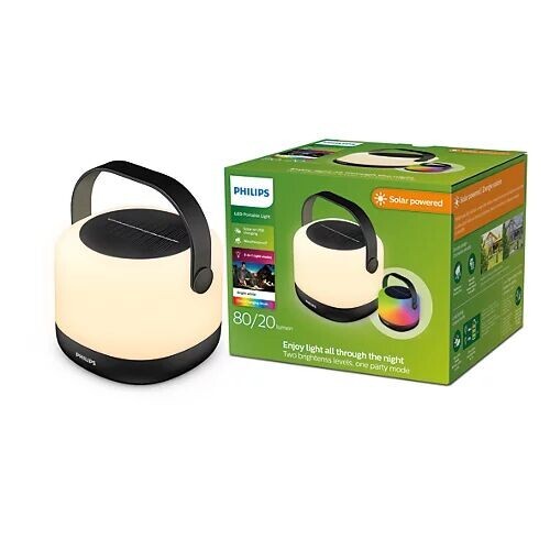 Philips 8720169296503 LED solární přisazené stropní svítidlo Alula  | 1,2W integrovaný LED zdroj | 80/20lm | 3000+RGBK