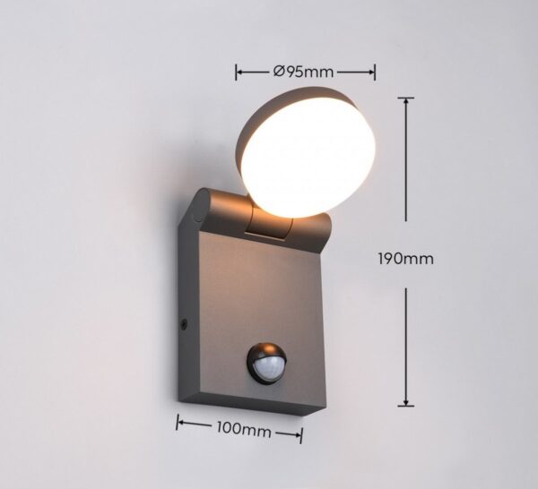 Trio T245569142 LED venkovní nástěnné svítidlo ADOUR  | 7W integrovaný LED zdroj | 750lm | 2300+3000+4000K