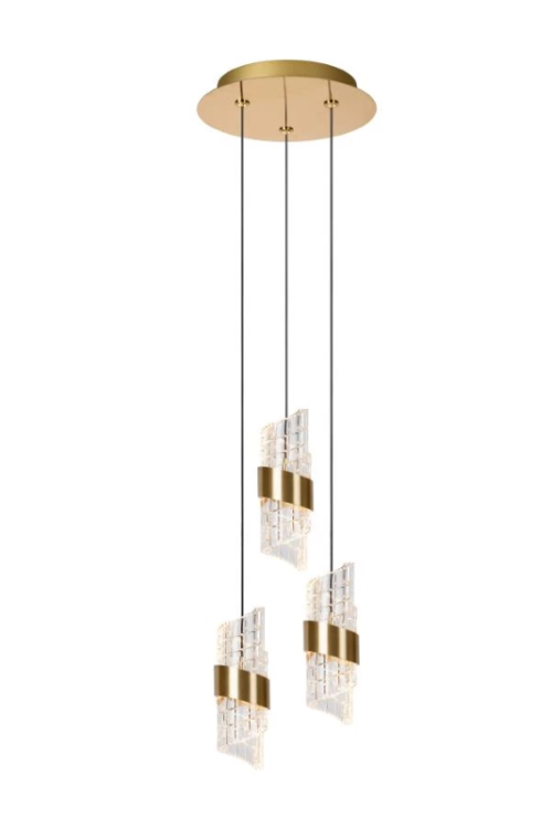 Lucide L134962102 LED závěsné stropní svítidlo KLIGANDE  | 3x8W integrovaný LED zdroj | 3x600lm | 2700K