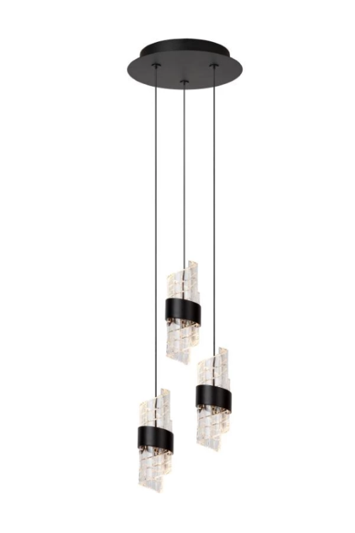 Lucide L134962130 LED závěsné stropní svítidlo KLIGANDE  | 3x8W integrovaný LED zdroj | 3x600lm | 2700K