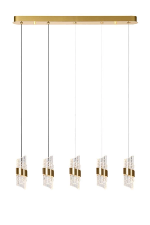 Lucide L134963502 LED závěsné stropní svítidlo KLIGANDE  | 5x7,8W integrovaný LED zdroj | 5x620lm | 2700K
