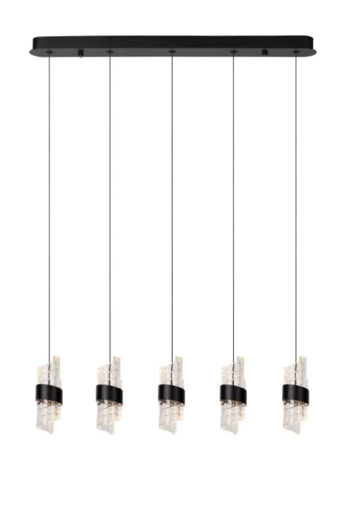 Lucide L134963530 LED závěsné stropní svítidlo KLIGANDE  | 5x7,8W integrovaný LED zdroj | 5x620lm | 2700K