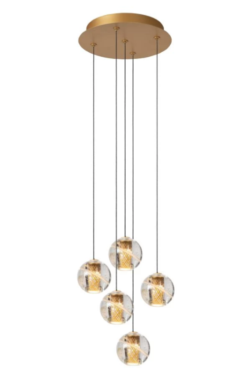 Lucide L134971502 LED závěsné stropní svítidlo DILENKO  | 5x3,5W integrovaný LED zdroj | 5x140lm | 2700K