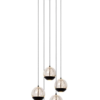 Lucide L134982430 LED závěsné stropní svítidlo SENTUBAL  | 5x5,3W integrovaný LED zdroj | 5x210lm | 2700K