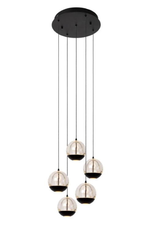 Lucide L134982430 LED závěsné stropní svítidlo SENTUBAL  | 5x5,3W integrovaný LED zdroj | 5x210lm | 2700K