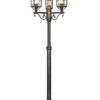 Trio T405960328 zahradní sloupek VOLTURNO E27