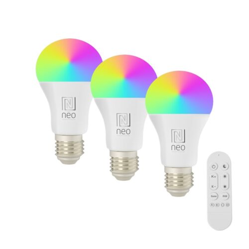 Immax NEO LITE 07712CDO LED sada žárovek | 9W integrovaný LED zdroj | 806lm | 2700-6500K