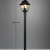 Trio T405760132 zahradní sloupek LIVENZA  E27