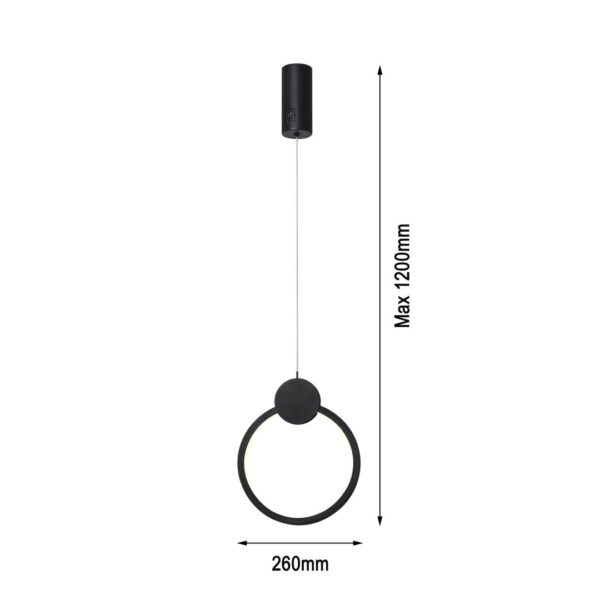 Immax NEO LITE 07233L LED závěsné stropní svítidlo OVALE  | 18W integrovaný LED zdroj