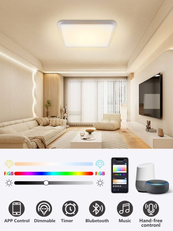 Immax NEO LITE 07168-W40 LED přisazené stropní svítidlo TUDO  | 50W integrovaný LED zdroj