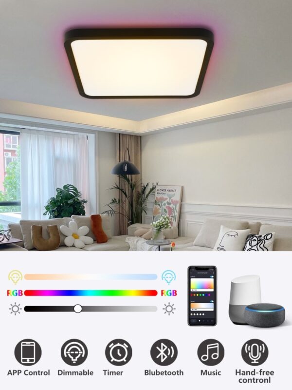 Immax NEO LITE 07167-B40 LED přisazené stropní svítidlo TUDO  | 50W integrovaný LED zdroj