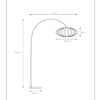 Lucide L037476038 stojací lampa CORINA  E27