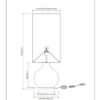 Lucide L107198153 stojací lampa ESTERAD  E27