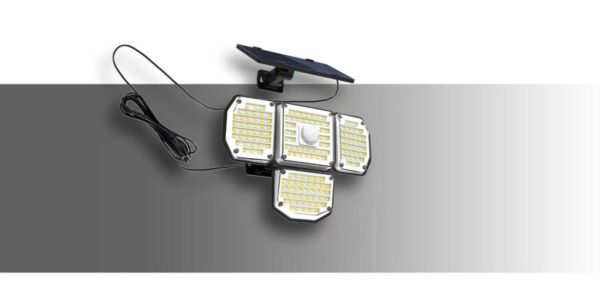 Immax 08499L LED solární venkovní nástěnné svítidlo CLOVER-2 | 1,5W integrovaný LED zdroj | 350lm | 3000K